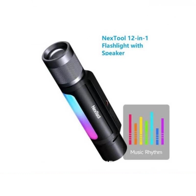 Picture of NexTool Outdoor 12 in 1 Thunder Music Flashlight 900lms - Black