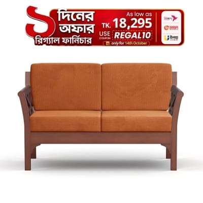 Picture of REGAL DOUBLE SOFA- FLORIDA Loose cushion Sofa-SDC-371-3-1-20(Fabric-2152) (DOUBLE)