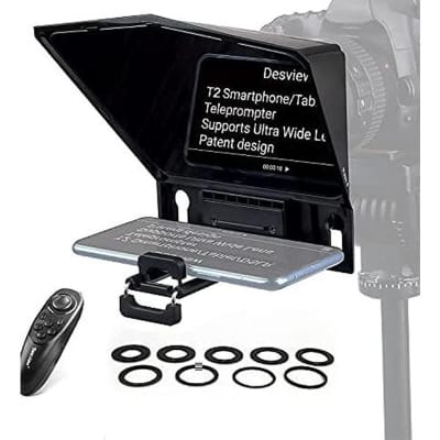 Picture of Ulanzi RT02 Universal Teleprompter For Tablets And Smartphones With Remote Control R004GBB1 - Black