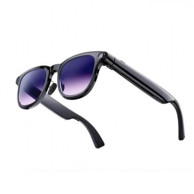 Picture of COLMI A2 Smart AI Glasses with 8MP HD Camera | 8MP Camera, AI Translation & Bluetooth 6.0 - Black