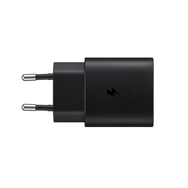 Picture of Samsung 25W USB-C Super Fast Charging Adapter (EU Pin) - Black