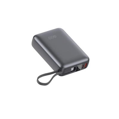 Picture of QCY PB20A 20000mAh 45W PD Fast Charging Mini Power bank - Black