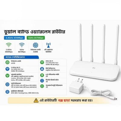 Picture of Xiaomi Mi Router 4A - Global Version(This router comes without box) - White