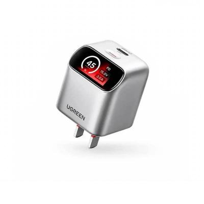 Picture of UGREEN X740 45W GaN USB-C PD Fast Charger with Smart Display 45099 - Black
