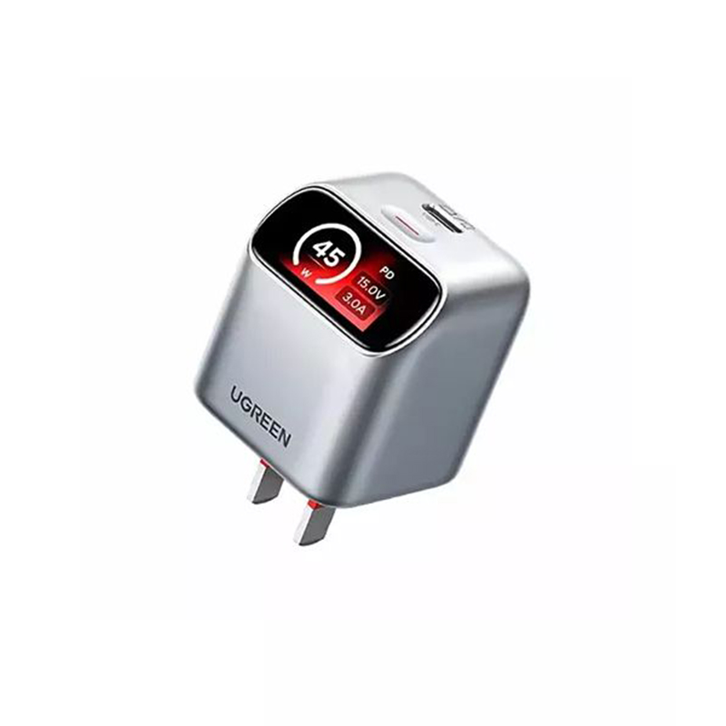 Picture of UGREEN X740 45W GaN USB-C PD Fast Charger with Smart Display 45099 - Black