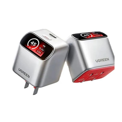 Picture of UGREEN X740 45W GaN USB-C PD Fast Charger with Smart Display 45099 - Black