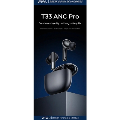 Picture of WiWU T33 ANC Enhance Earbuds - Black