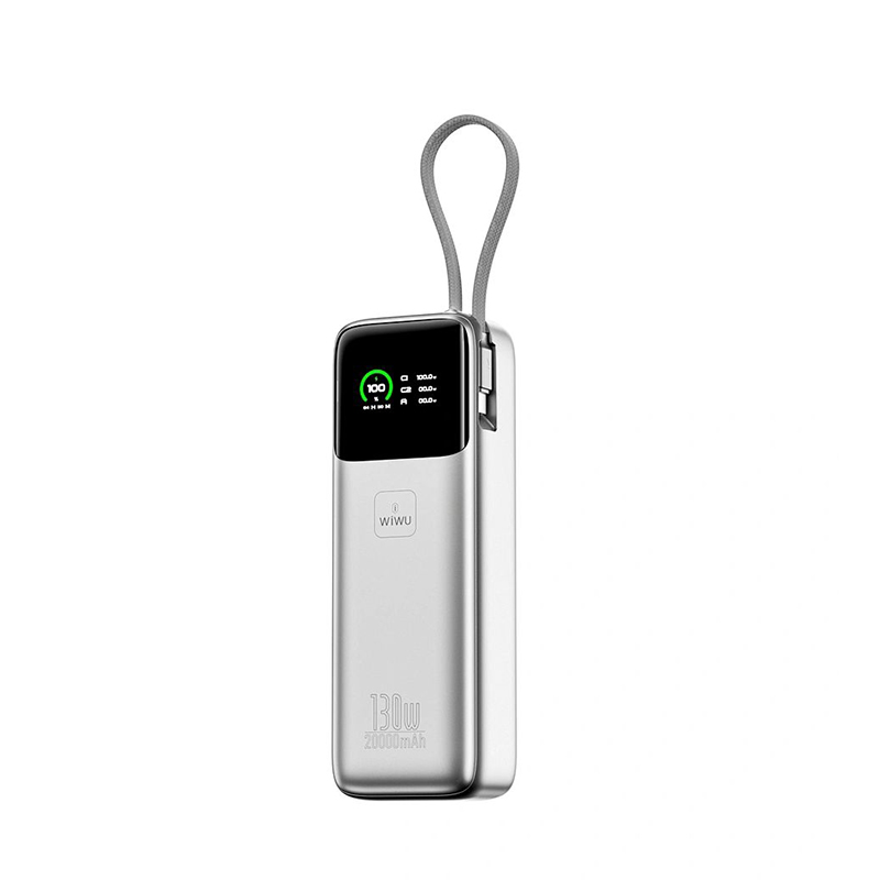 Picture of WiWU PM301 Power Mega 130W Fast Charge 20000mAh Power Bank - Black