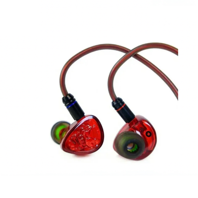 Picture of TANGZU WANER SG 2 Red Lion Bass Edition 10mm PET Single Dynamic IEM - Red