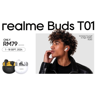 Picture of Buds T01 ENC TWS Earbuds - Black