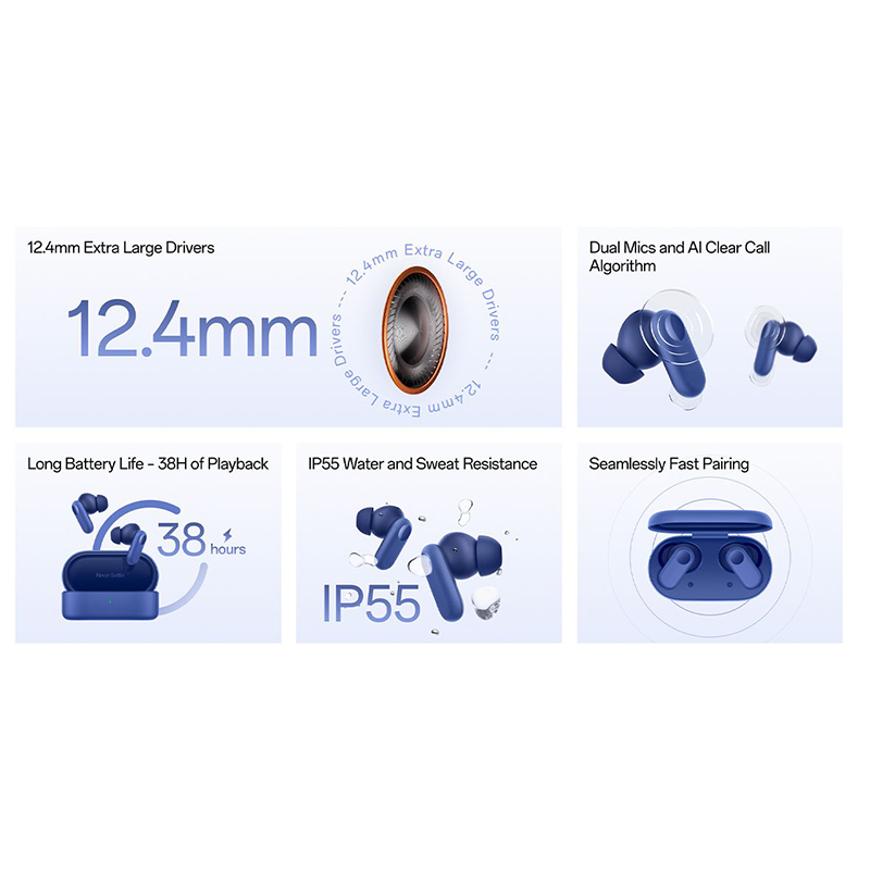Picture of OnePlus Nord Buds 2R TWS Wireless Earbuds - Black