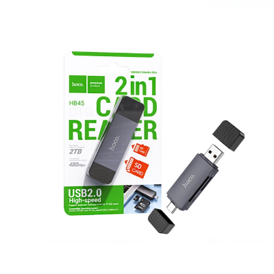 Picture of Hoco HB45 Spirit 2-in-1 USB & Type-C 2.0 Card Reader