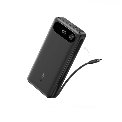 Picture of Anker A1383 87W 20000mAh Power Bank Built In Cable - Black