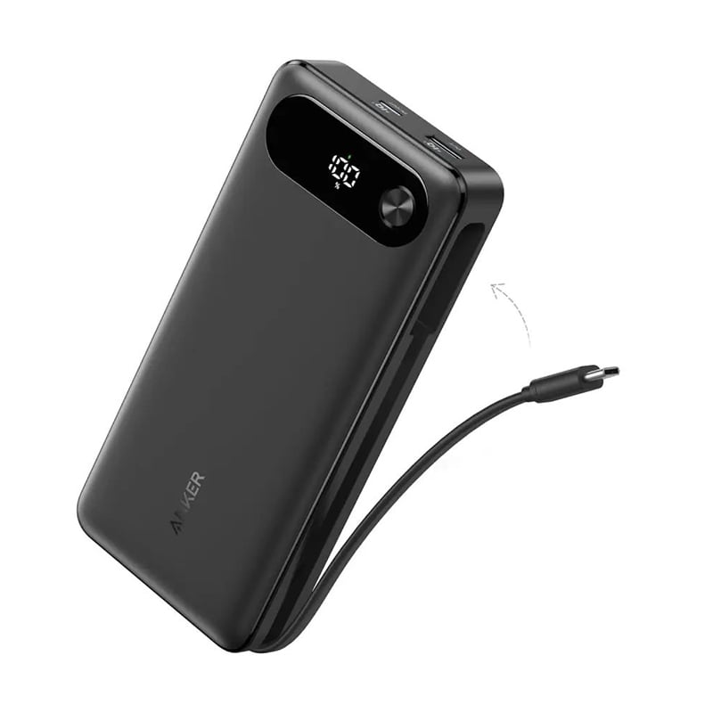 Picture of Anker A1383 87W 20000mAh Power Bank Built In Cable - Black