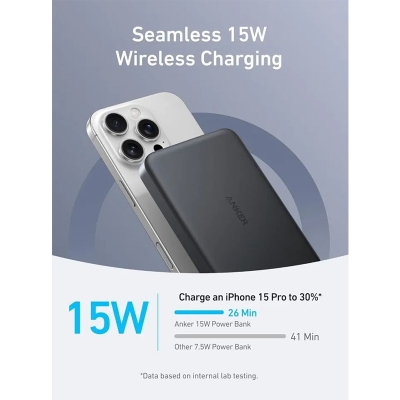 Picture of Anker MagGo Power Bank (10K, Slim) - Black