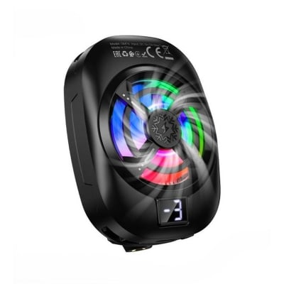 Picture of Hoco GM76 Blue Diamond Mobile Phone Cooler - Black