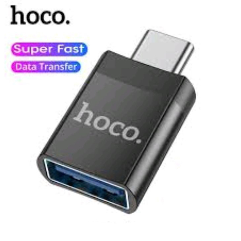 Picture of Hoco UA17 Type C to USB Adapter - Black