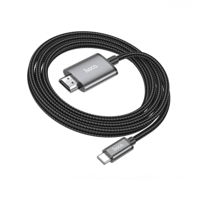 Picture of Hoco Ua27 Usb-c to Hdtv Hd on-screen Male to Male Cable - Black