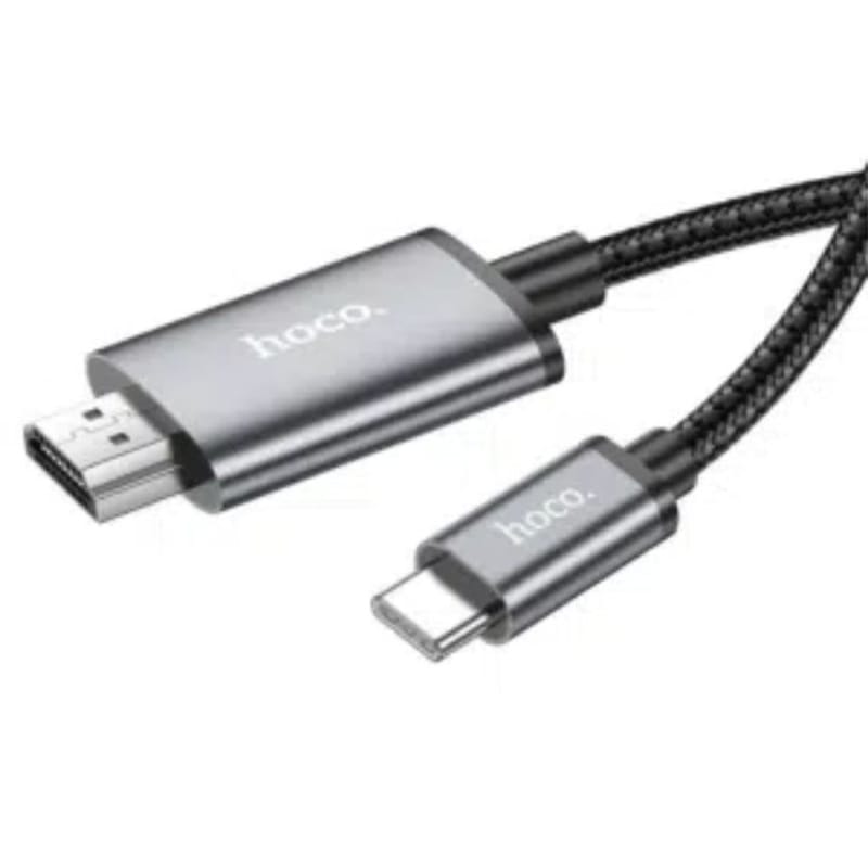 Picture of Hoco Ua27 Usb-c to Hdtv Hd on-screen Male to Male Cable - Black
