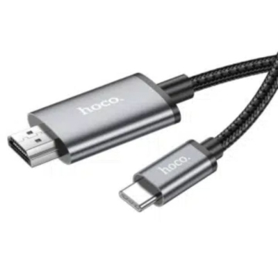 Picture of Hoco Ua27 Usb-c to Hdtv Hd on-screen Male to Male Cable - Black
