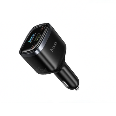 Picture of Hoco Z70 PD 93W Fast Display TFT Screen Car Charger - Black