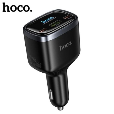 Picture of Hoco Z70 PD 93W Fast Display TFT Screen Car Charger - Black