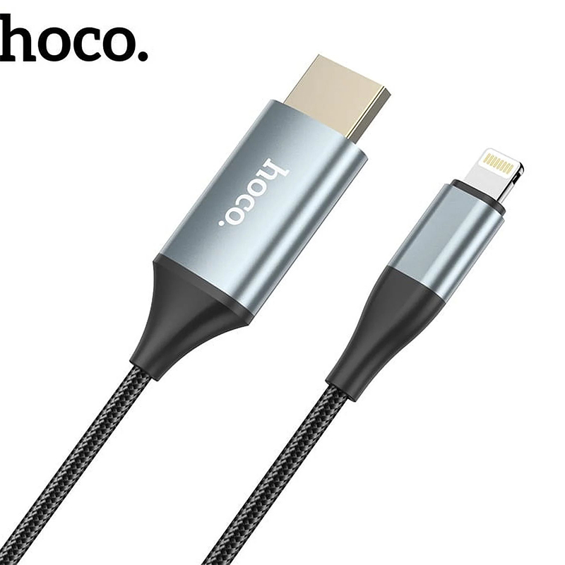 Picture of Hoco UA15 Lightning to HDMI Cable ( 2 Meter) - Black