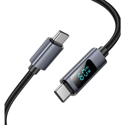 Picture of Cable Type-C to Type-C “X112 Favor” PD 60W fast charge - Black