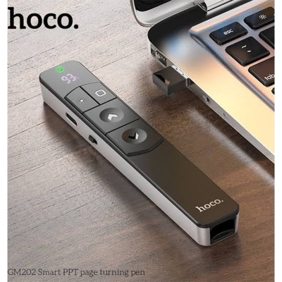 Picture of Hoco Laser Pointer GM200 Smart PPT Page Turning Pen - Black