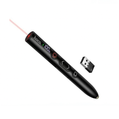 Picture of HOCO GM203 Presentation 2-in-1 Laser Points Wireless Slide Control - Black