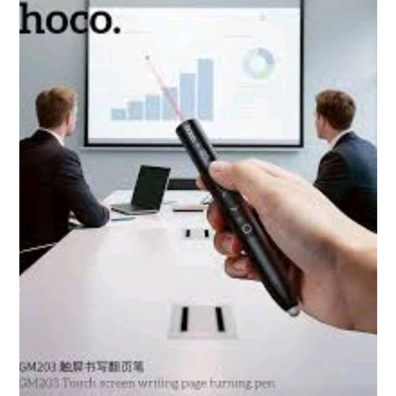 Picture of HOCO GM203 Presentation 2-in-1 Laser Points Wireless Slide Control - Black