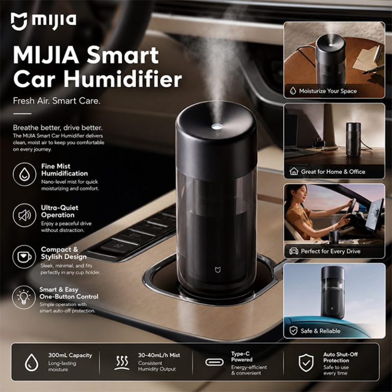 Picture of Xiaomi Mijia Smart Car Air Humidifier 210mL