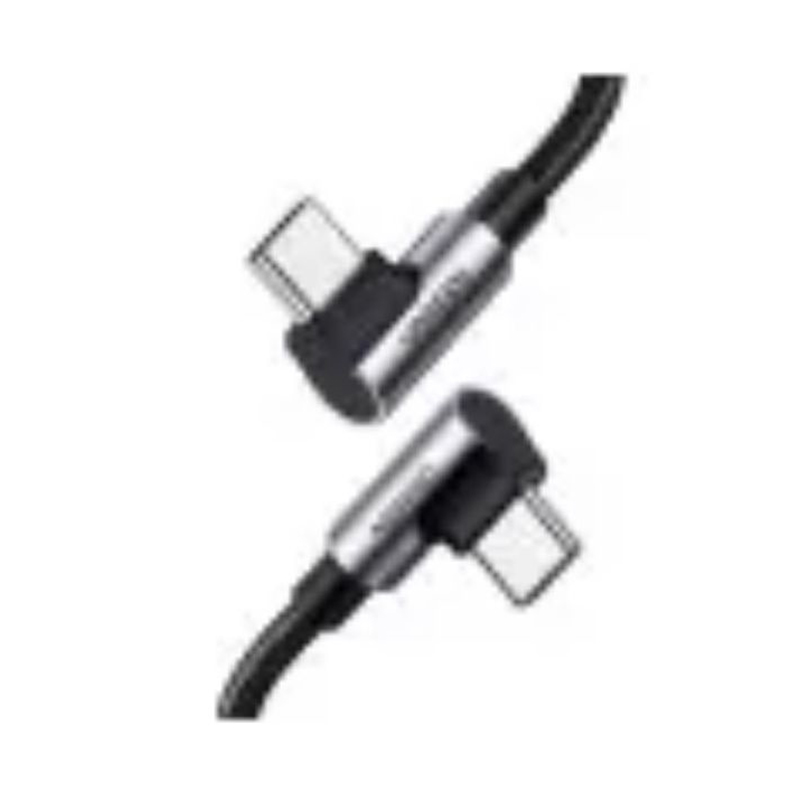 Picture of UGREEN US335 (70696) Right Angle USB-C Cable - 1m - Black