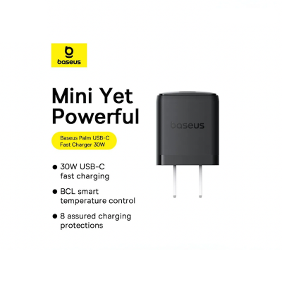 Picture of BASEUS Smart Charge Fast Charger 1C 30W - White