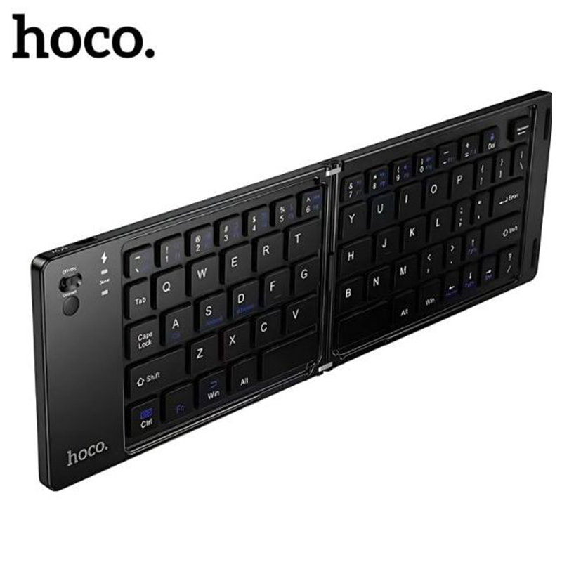 Picture of Hoco DI81 Portable Foldable Wireless Bluetooth Keyboard - Black