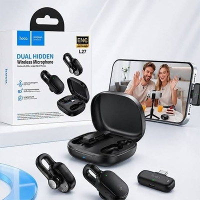 Picture of HOCO L27 Type-C Hidden Wireless Microphone - Black