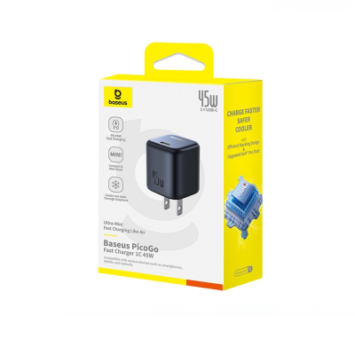 Picture of Baseus GaN Charger 45W PD Adapter - Black