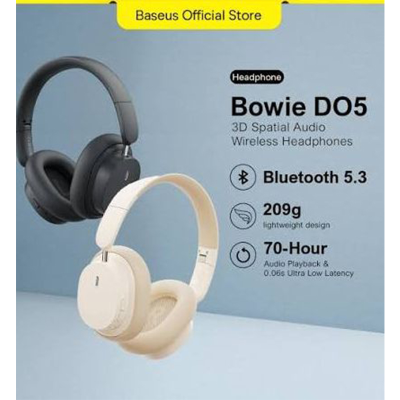 Picture of Baseus Bowie D05 Wireless Bluetooth Headset - Black
