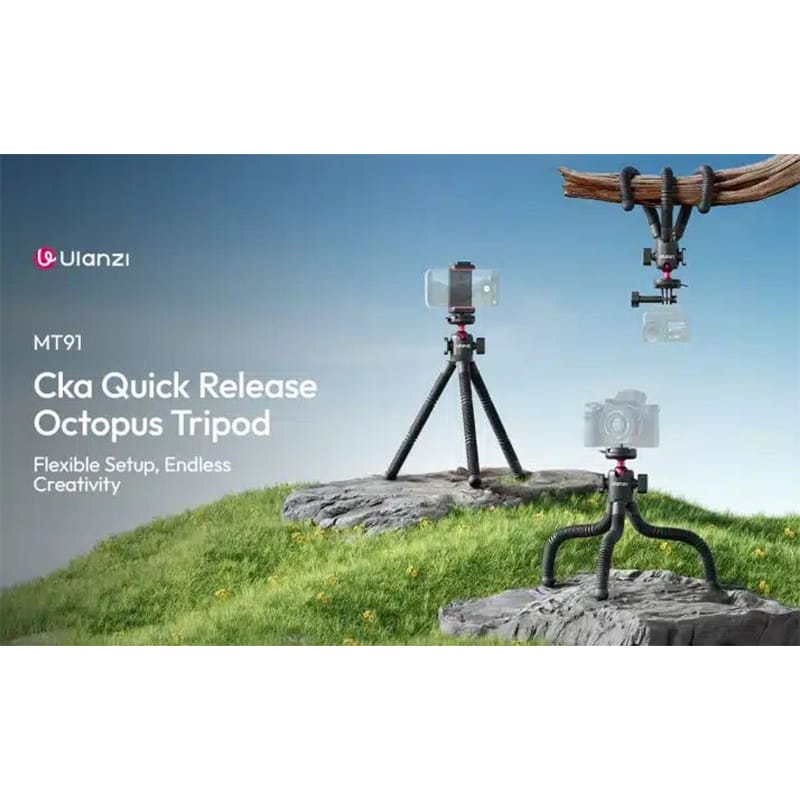 Picture of Ulanzi MT91 Cka Quick Release Octopus Tripod - Black