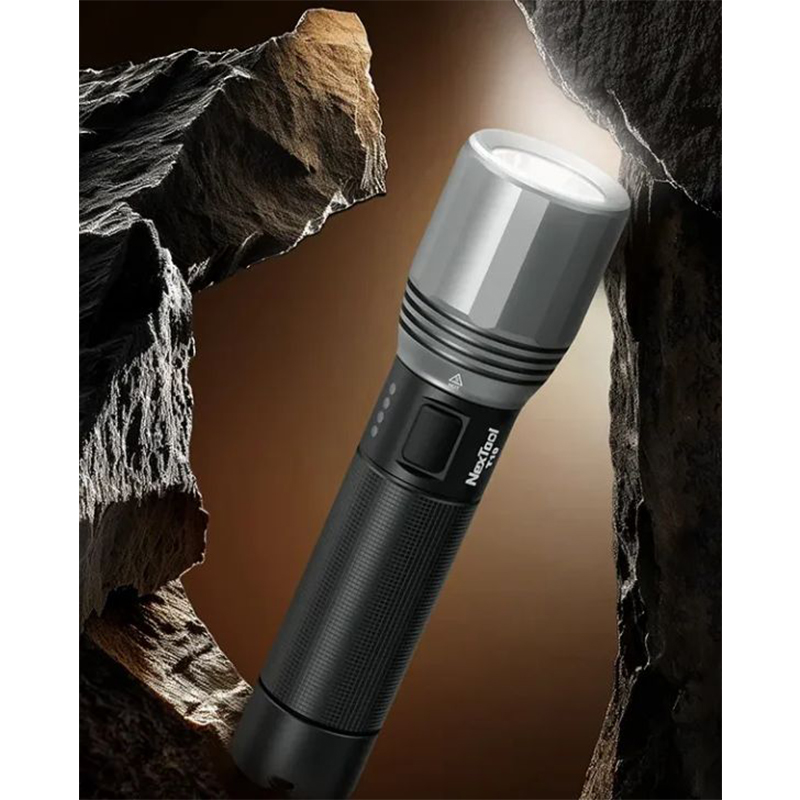 Picture of Xiaomi Nextool T10 2000Lumens 7 Modes High Power LED Rechargeable Flashlight (NE20343) - Black