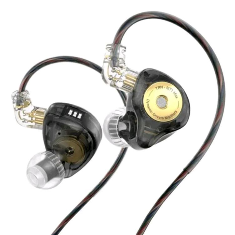 Picture of TRN MT1 MAX 10mm Dual Magnet Dynamic Driver Iems - Black