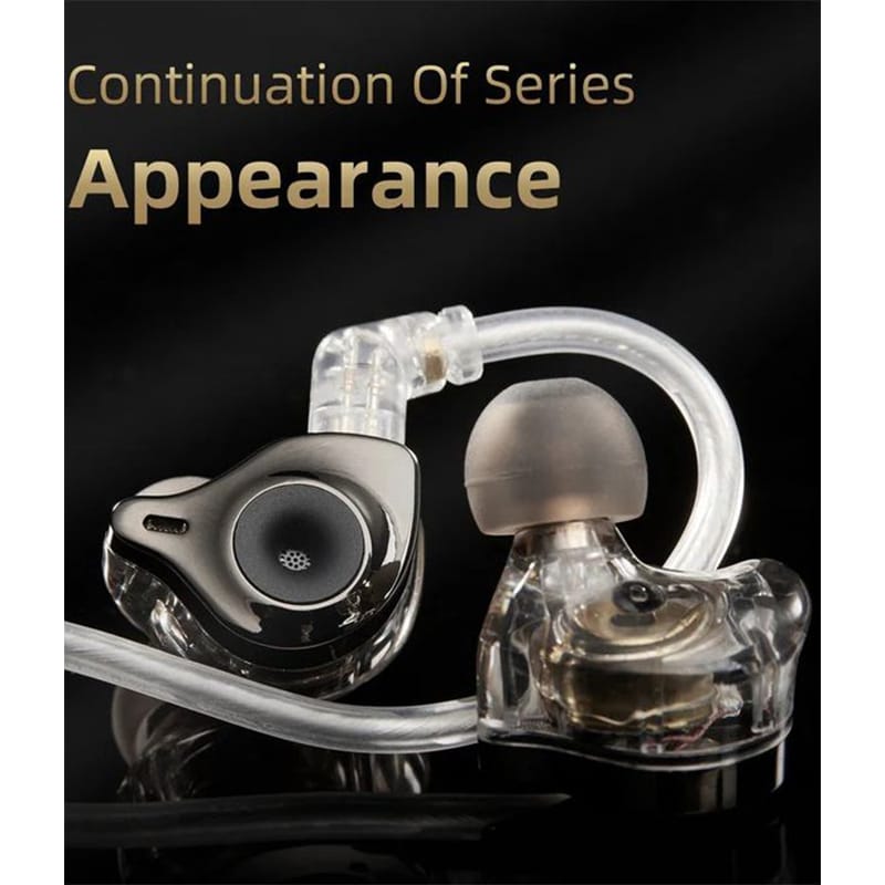Picture of SGOR Adonis 1DD+1BA Hybrid Technology Earphones In Ear Monitor - Black