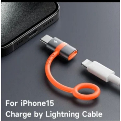 Picture of Mcdodo Lightning to USB-C 60W Fast Charging Connector + Data - Black