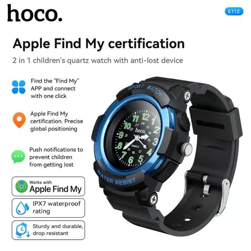 Picture of Hoco E112 2 in 1 Children’s Quartz Watch - Black