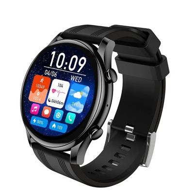 Picture of Hoco Y38 AMOLED Smart Watch (Call Version) – Ultra Thin, Calls, Health Tracking & Always-On Display - Black