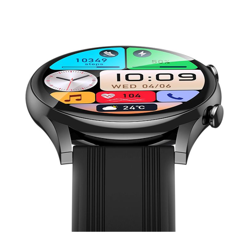 Picture of Hoco Y38 AMOLED Smart Watch (Call Version) – Ultra Thin, Calls, Health Tracking & Always-On Display - Black