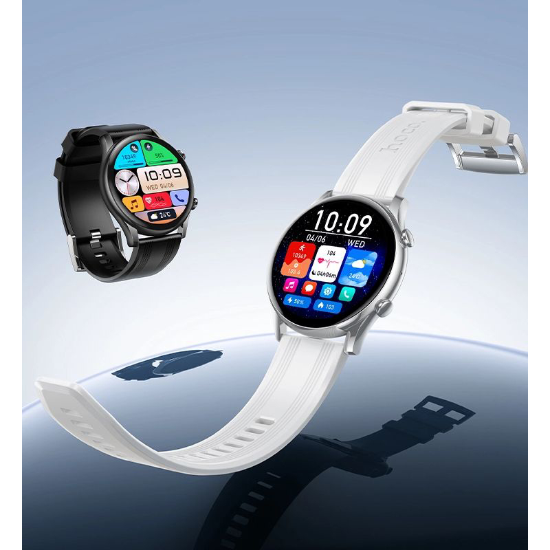 Picture of Hoco Y38 AMOLED Smart Watch (Call Version) – Ultra Thin, Calls, Health Tracking & Always-On Display - Black