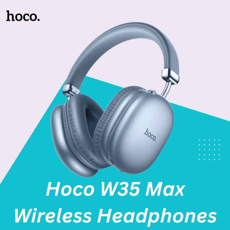 Picture of Hoco W35 Max Bluetooth V5.3 Headphone with 90 hours Playtime - Black