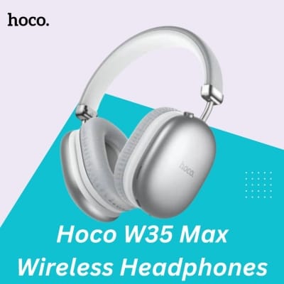 Picture of Hoco W35 Max Bluetooth V5.3 Headphone with 90 hours Playtime - Black