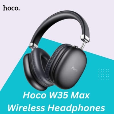 Picture of Hoco W35 Max Bluetooth V5.3 Headphone with 90 hours Playtime - Silver